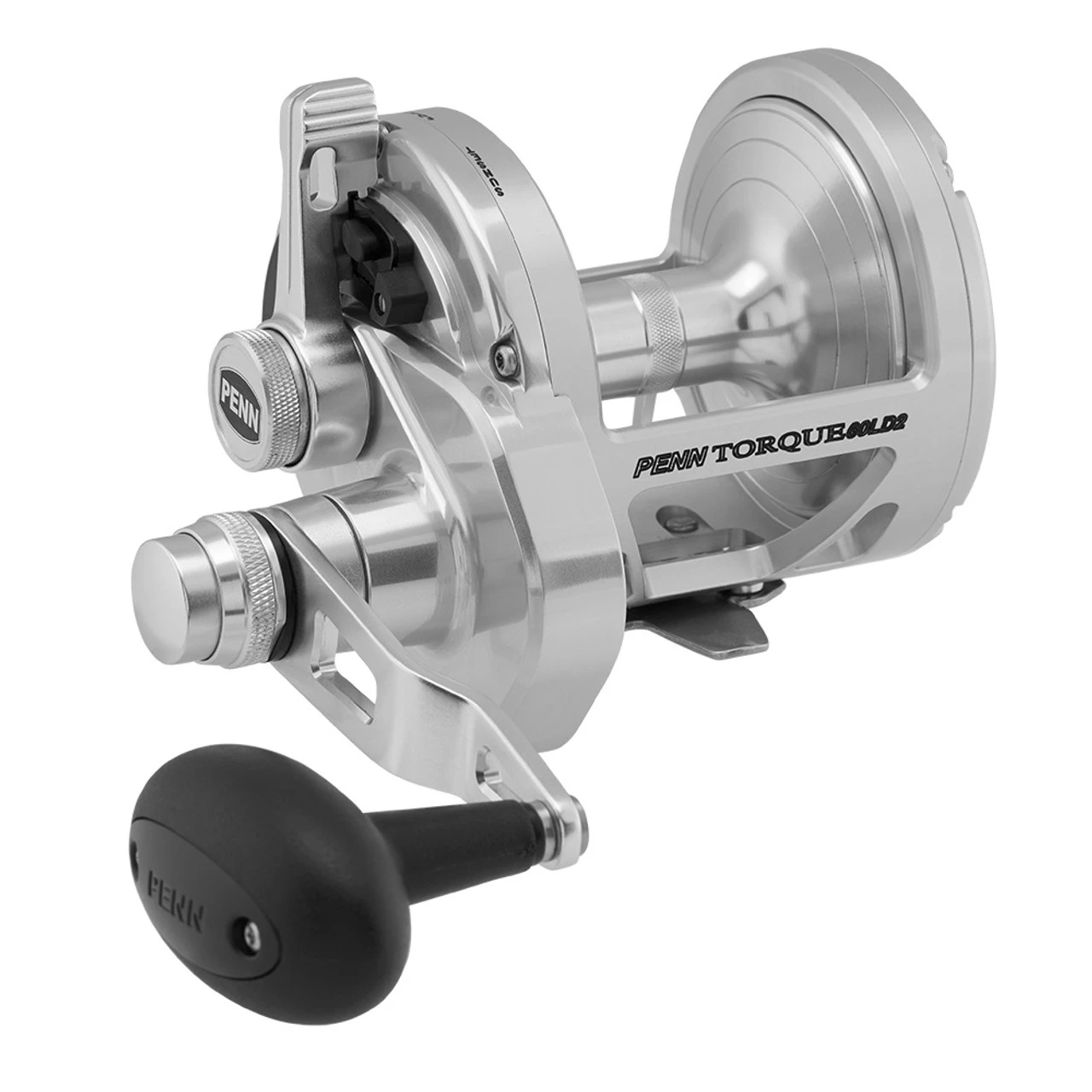 PENN Torque Lever Drag 2 Speed Reel Silver TRQ60LD2S 1 PENN Torque Lever Drag 2 Speed Reel Silver TRQ60LD2S