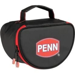 Penn Logo Reel Case One Size Black Red